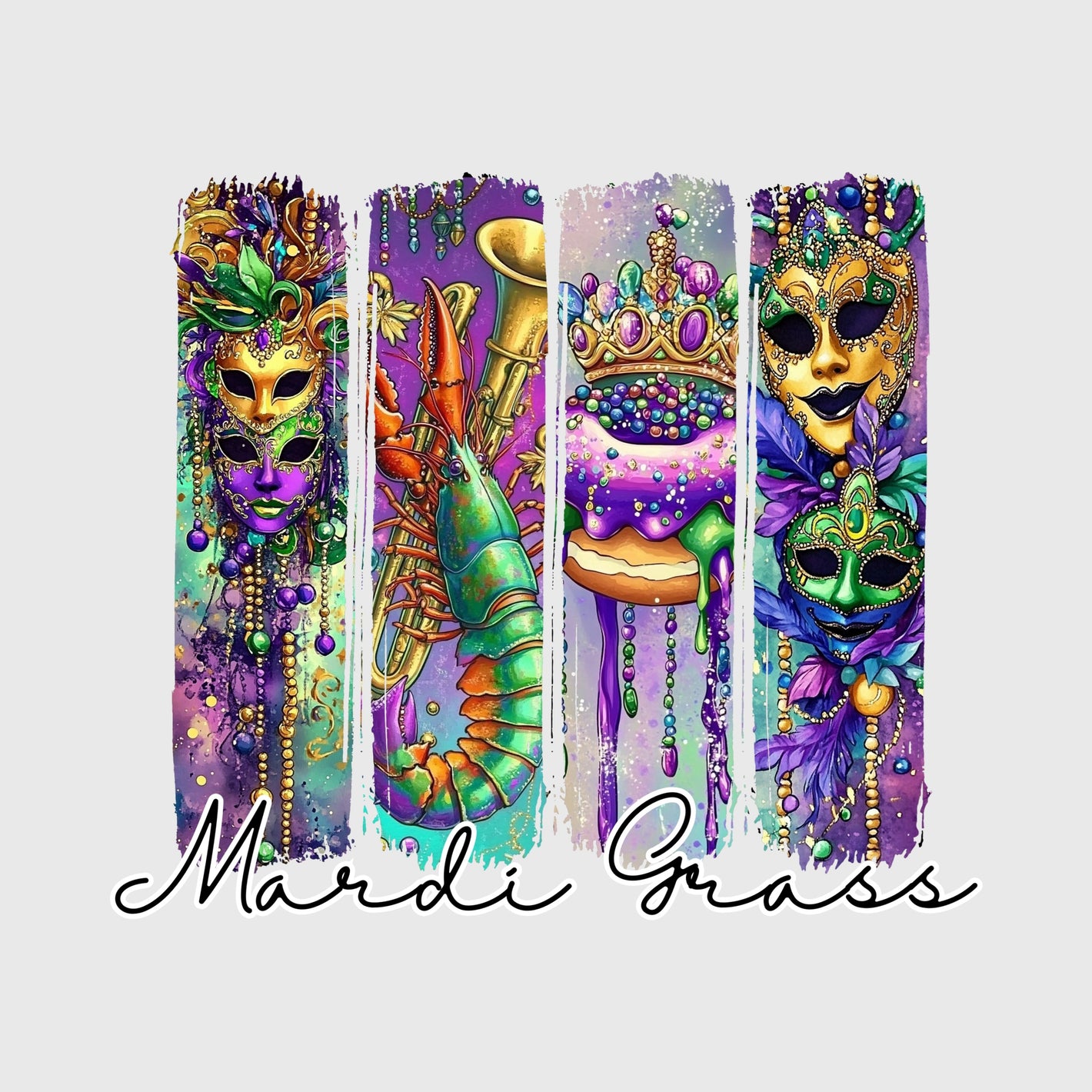 Trio Bead Glass Transfer