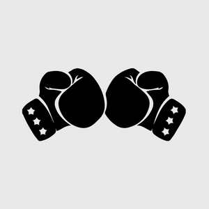 Boxing Gloves Knockout Transfer