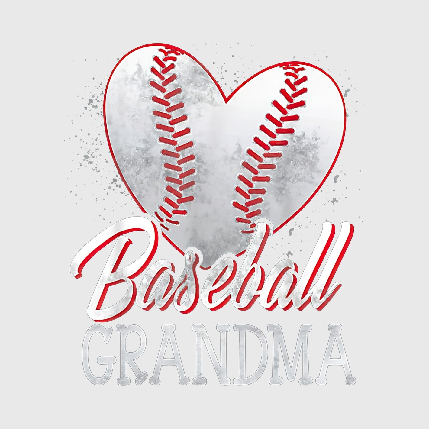 Heart Stitch Grandma Transfer