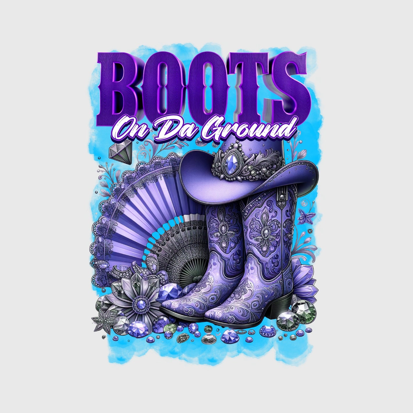 Royal Amethyst Rodeo Transfer