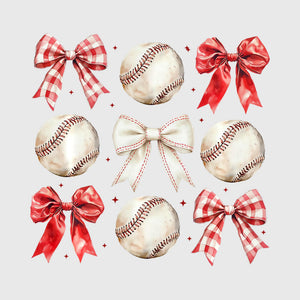 Vintage Varsity Bow Set Transfer