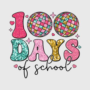 100 Days Of School Disco Transfer