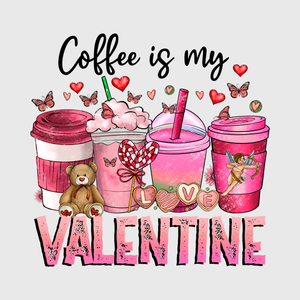 Coffee is My Valentine Transfer