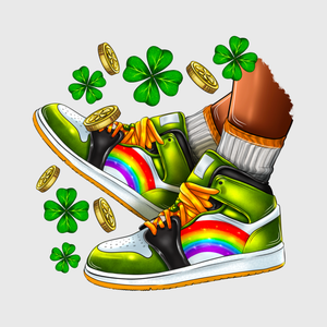 St. Patrick’s Shoes and Shamrocks Transfer