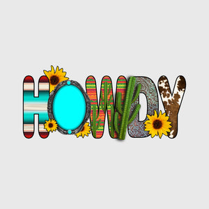 Howdy Color Splash Transfer