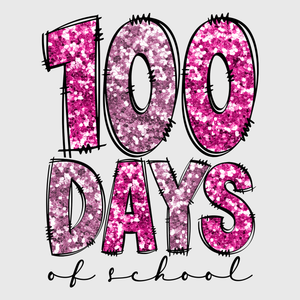 Pink Balloon 100 Days Transfer