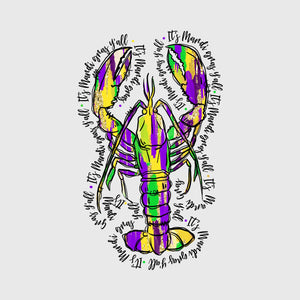 Crayfish with Beads Transfer
