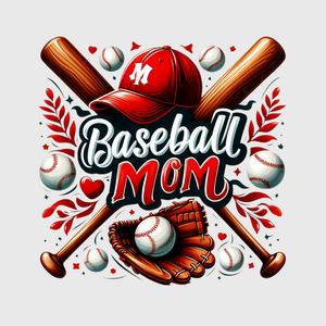 Baseball Mom Bats Transfer