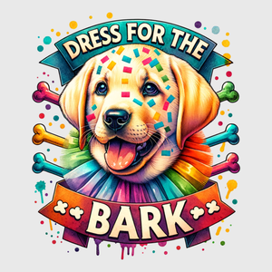 Dress For The Bark Labrador Transfer