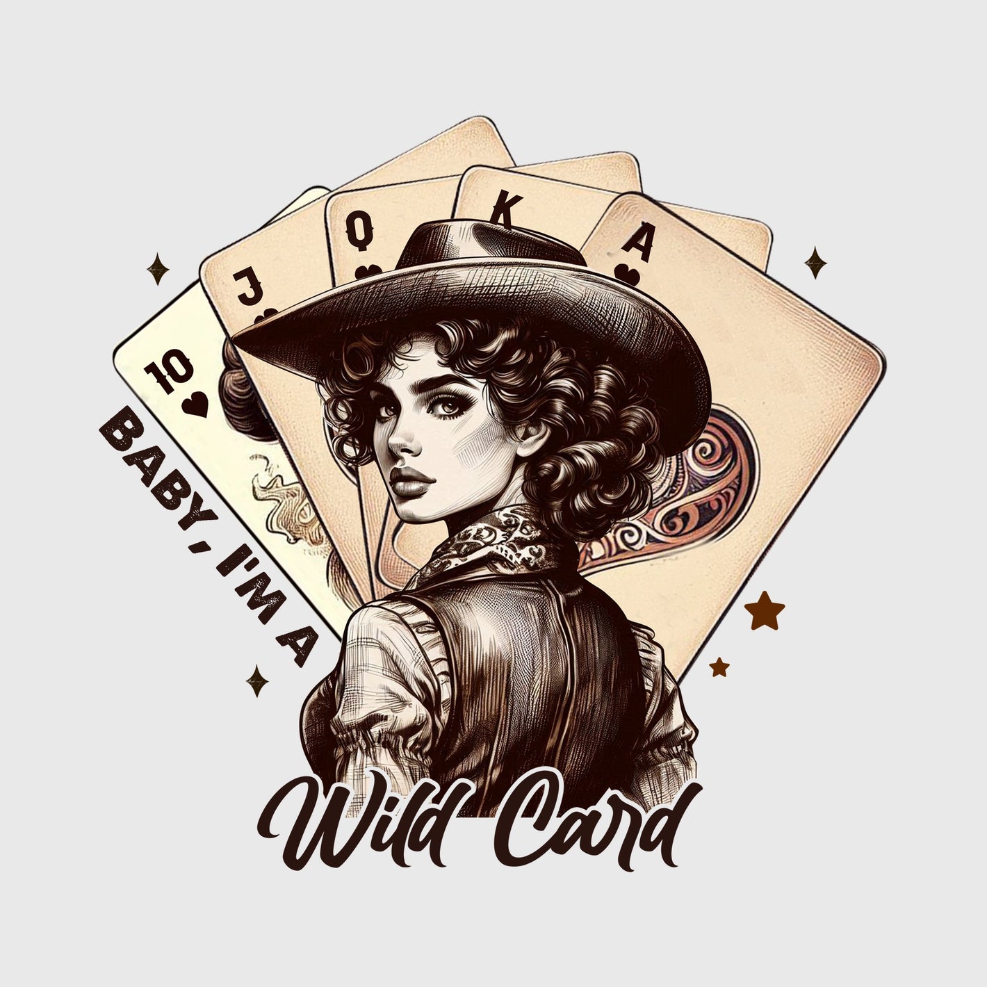 Wild Card Cowgirl Transfer