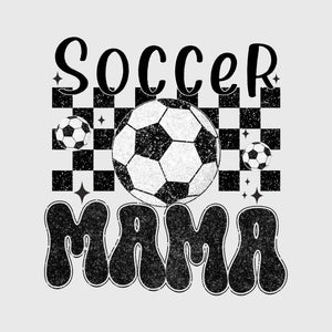 Checkered Soccer Mama Transfer