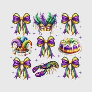Mardi Gras Icons Grid Transfer