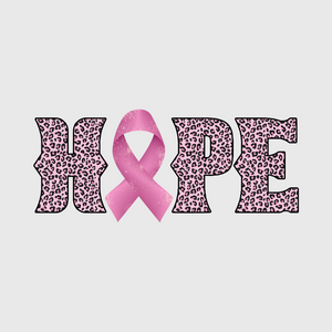 HOPE Pink Ribbon Transfer