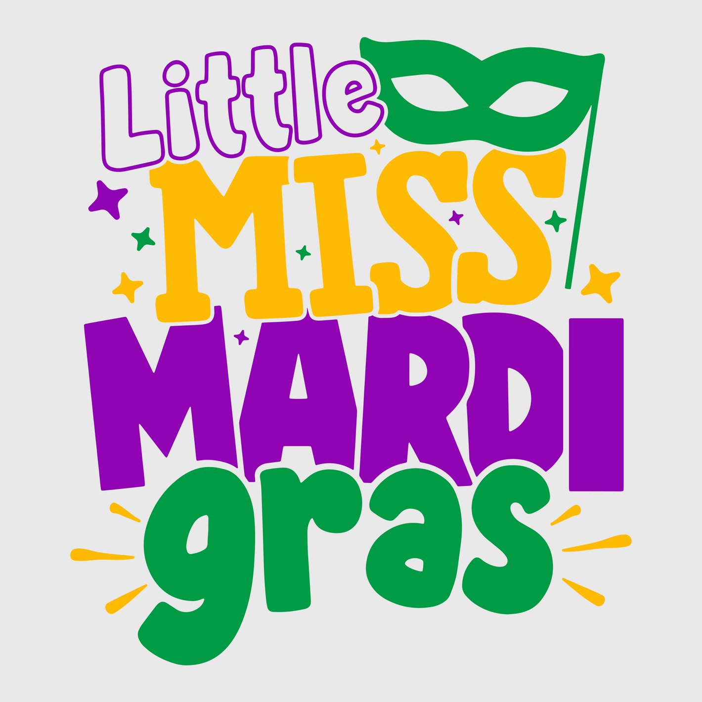 Little Miss Mardi Gras Transfer