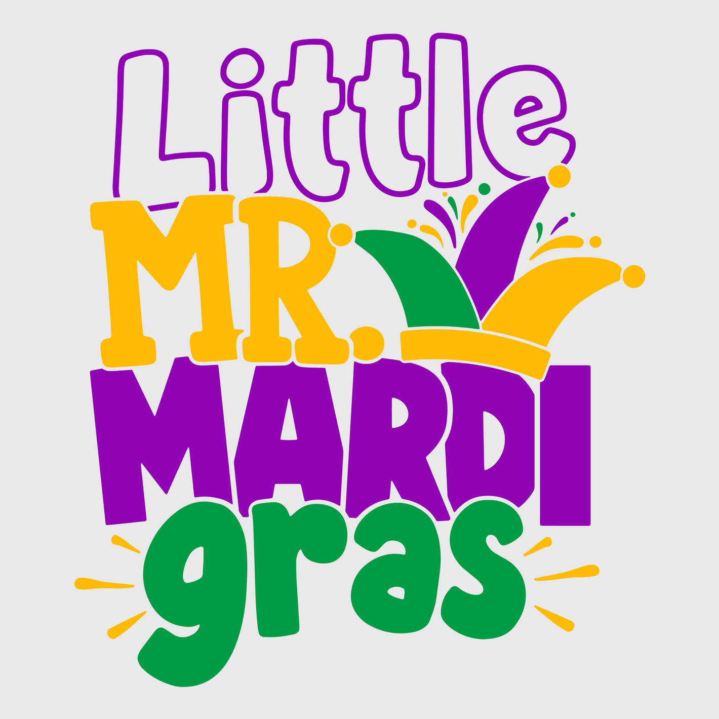 Little Mr. Mardi Gras Transfer