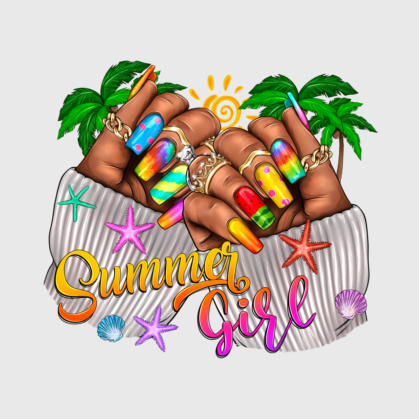 Summer Girl Spa Vibe Transfer