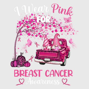 I Wear Pink For Breast Cancer Transfer