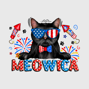 Meowica Patriotic Cat Transfer