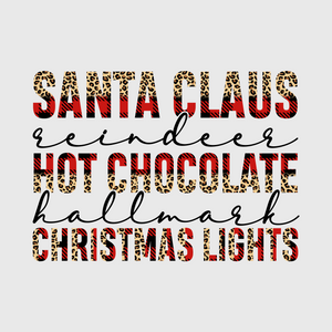 Santa Claus Hot Chocolate Christmas Lights