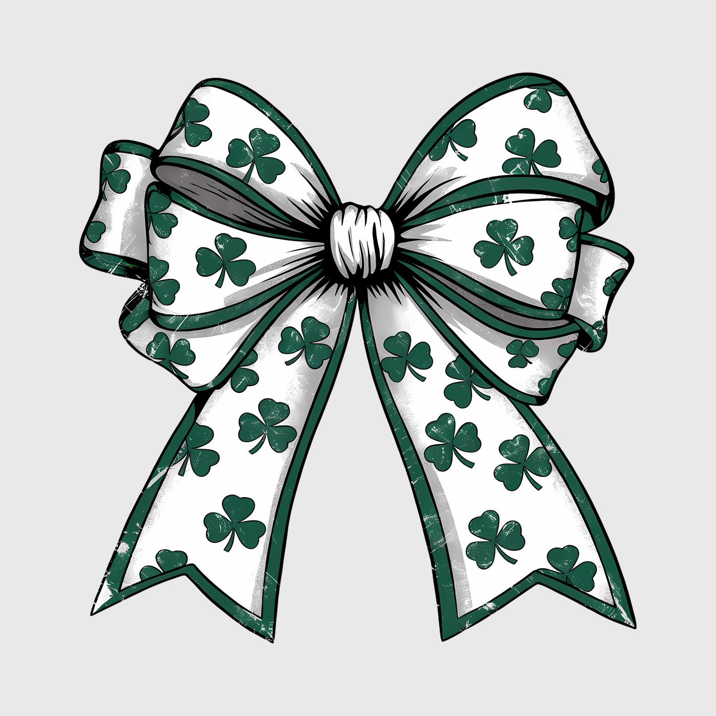 Shamrock Ribbon Charm Transfer