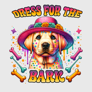 Dress For The Bark Hat-Wearing Dog Transfer