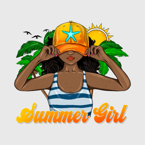 Summer Girl Island Vibe Transfer