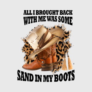 Sand In My Boots Transfer
