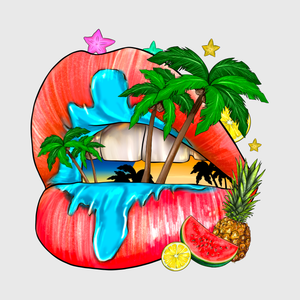 Island Babe Sunset Transfer
