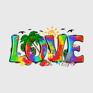 Love Summer Tropical Transfer