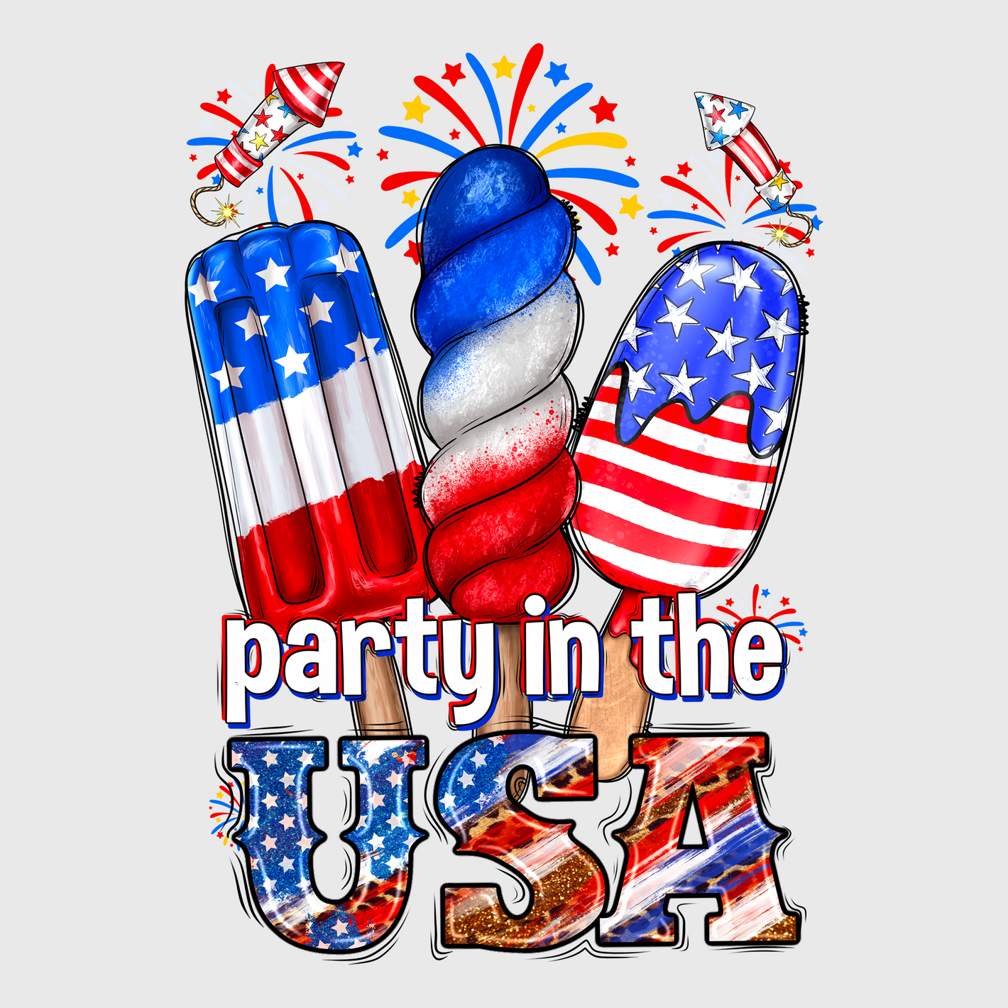 Party in the USA Patriotic Transfer