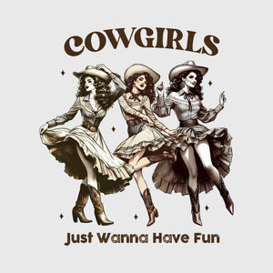 Dancing Cowgirl Trio Transfer