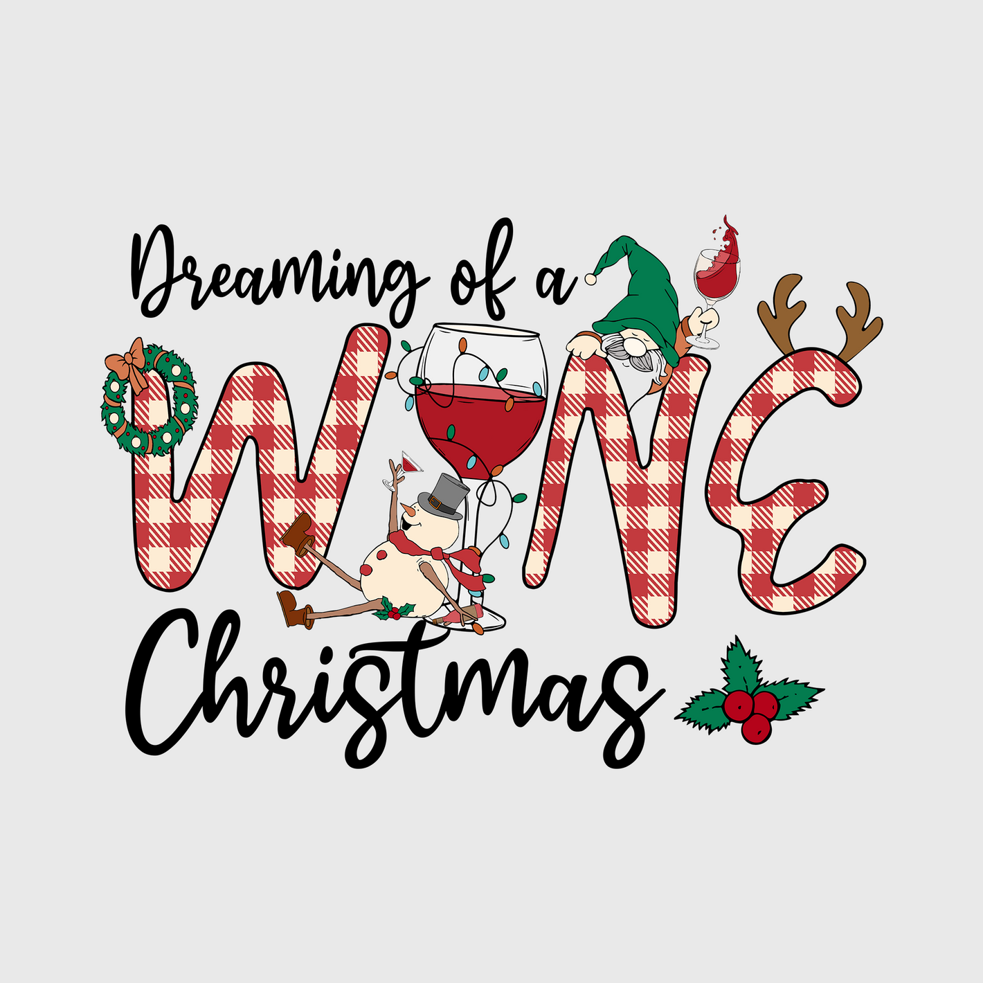 Dreaming of a Wine Christmas Transfer