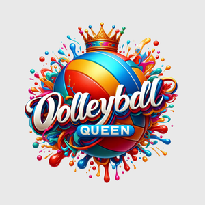 Volleyball Queen Crown Transfer