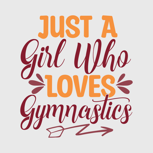 Just A Girl Who Loves Gymnastics Transfer