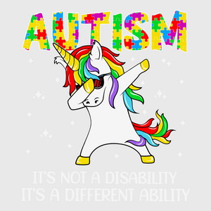 Be Kind Unicorn Autism Awareness Transfer