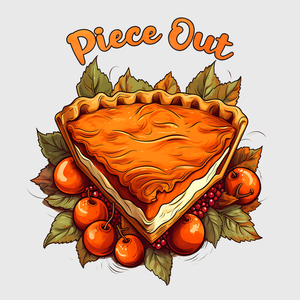 Piece Out - Pumpkin Pie Slice Transfer