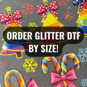 Glitter DTF By Size