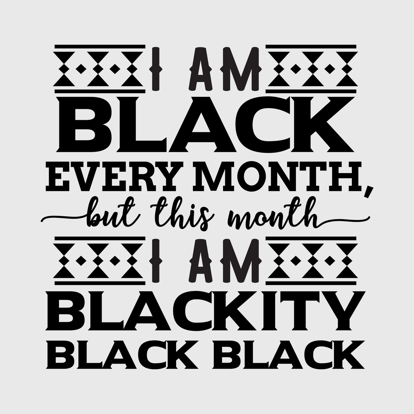 Black Every Month, Blackity Transfer