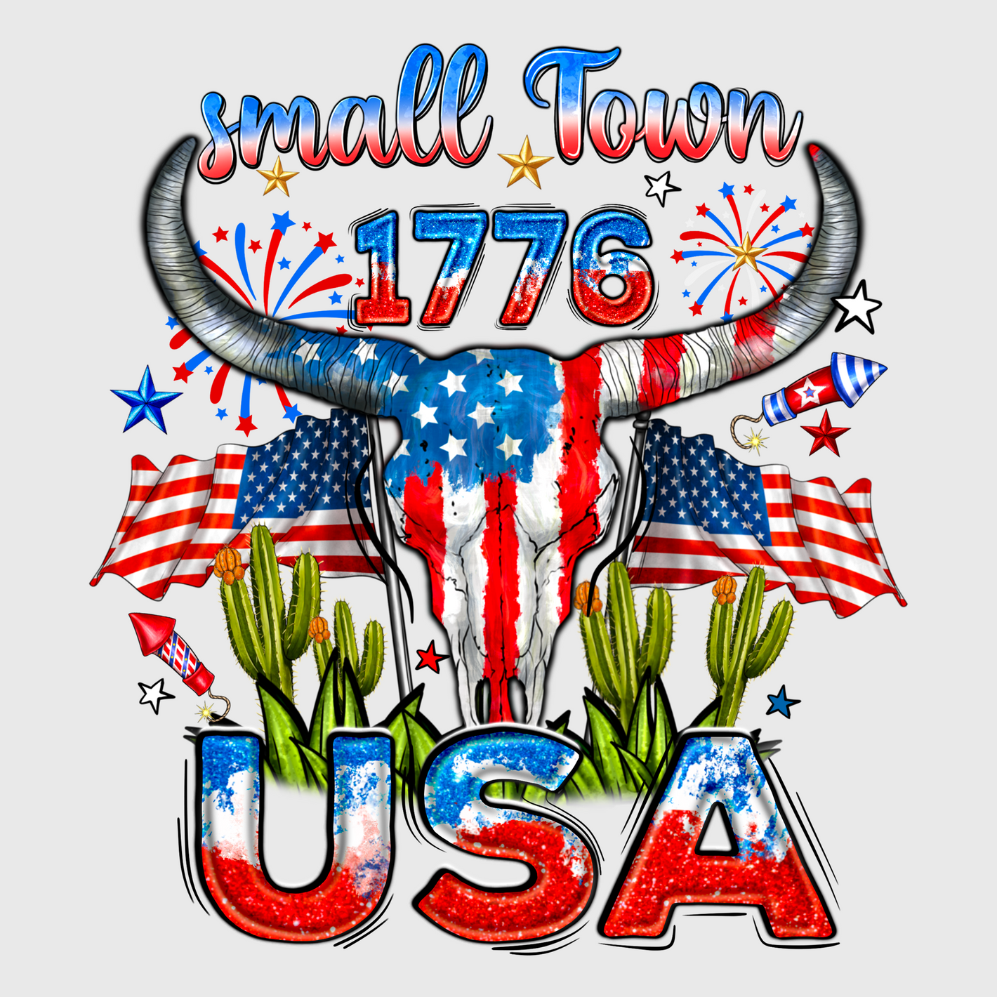 Small Town 1776 USA Transfer