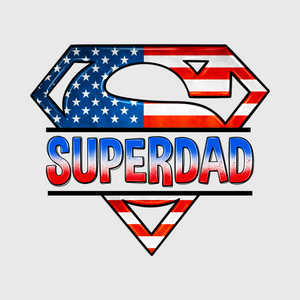 Superdad Patriotic Transfer