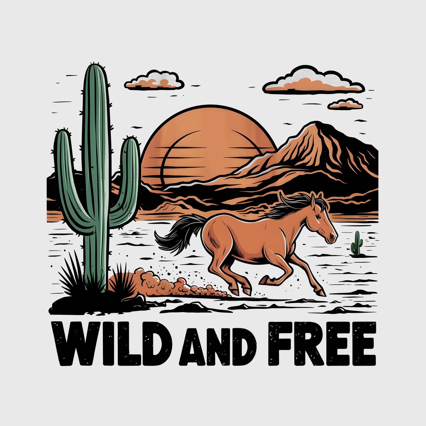 Wild and Free Horse Transfer