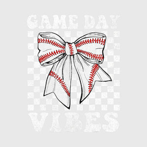 Diamond Stitch Bow Transfer
