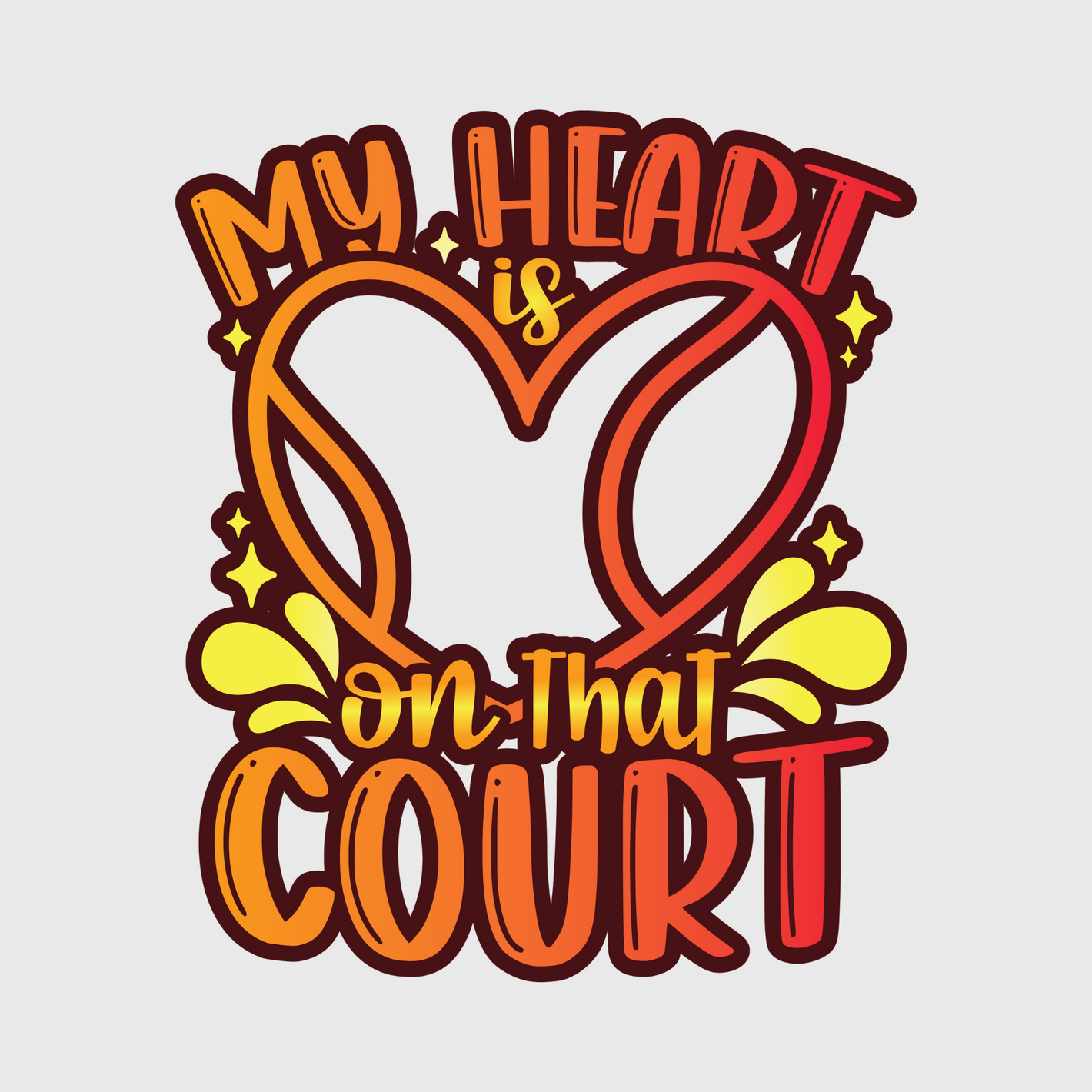 My Heart is on That Court Tennis Transfer