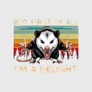 Delighted Trash Panda Transfer