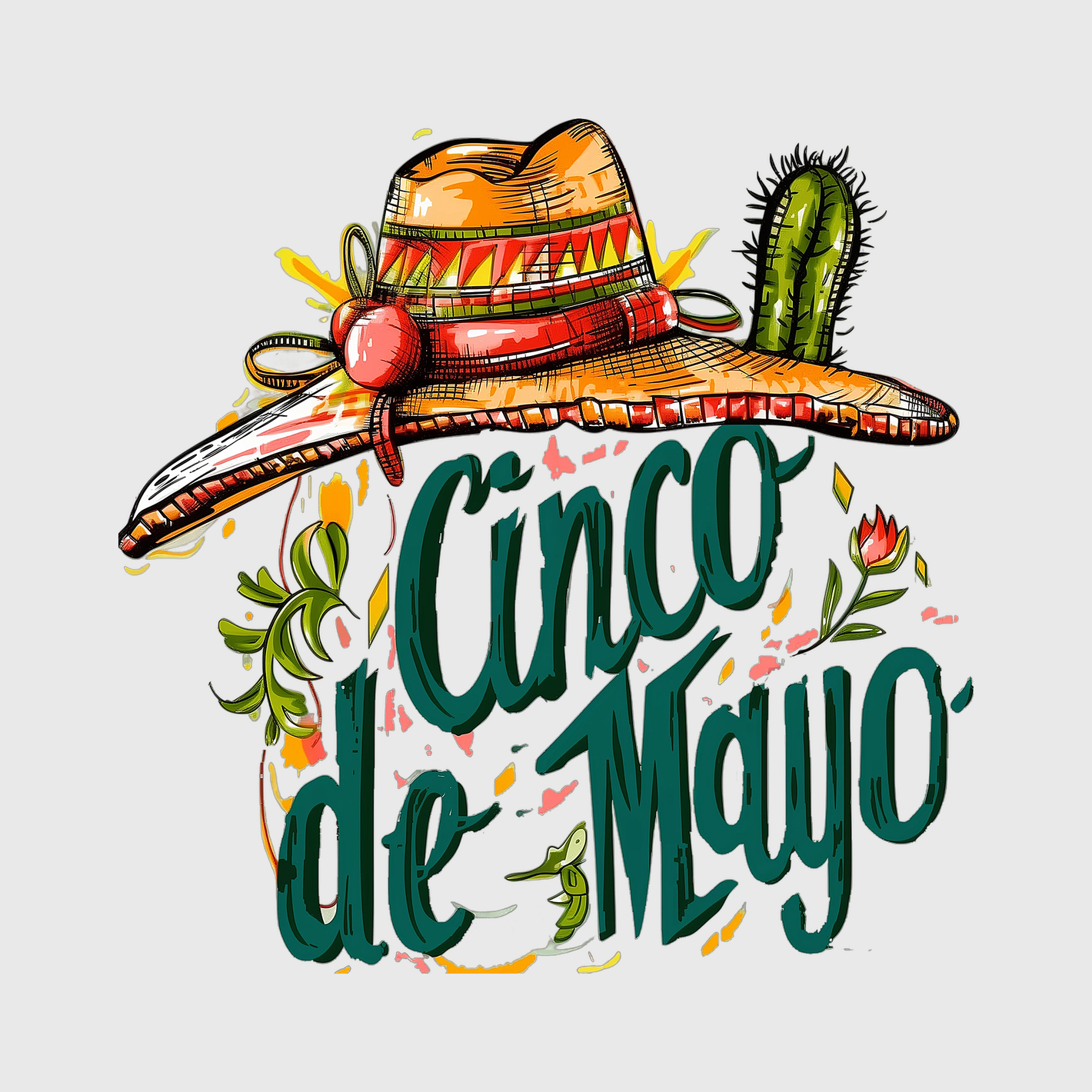 Cinco de Mayo Serape Transfer