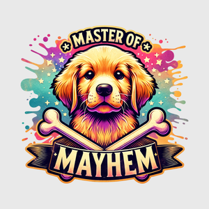 Master Of Mayhem Yellow Lab Transfer