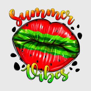 Summer Green Lips Vibes Transfer