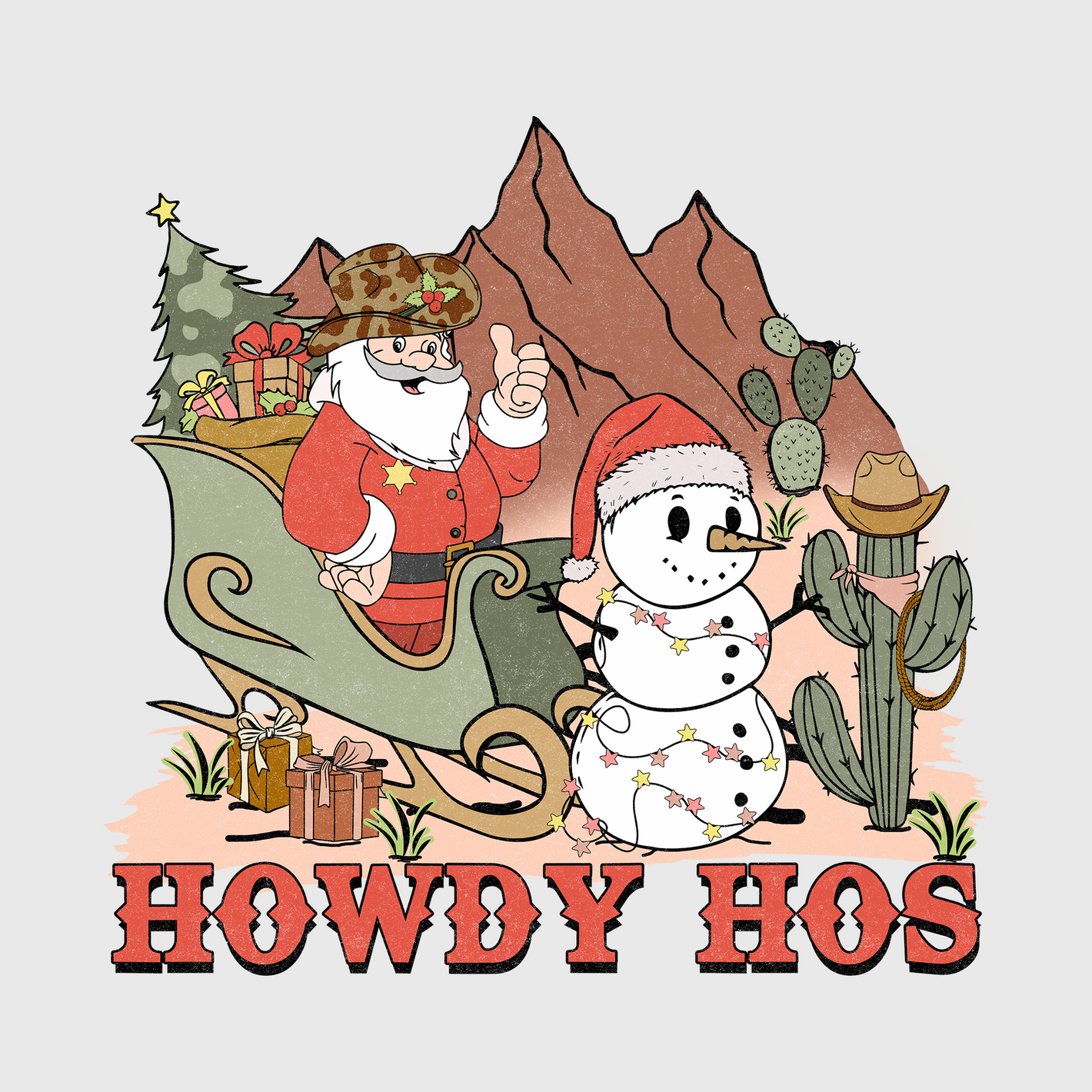 Howdy Ho Snowmen Transfer