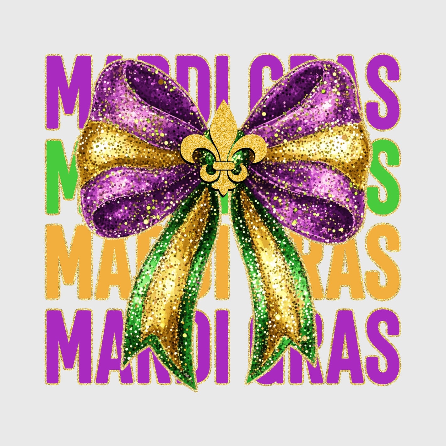 Mardi Bows Repeating 4 Transfer