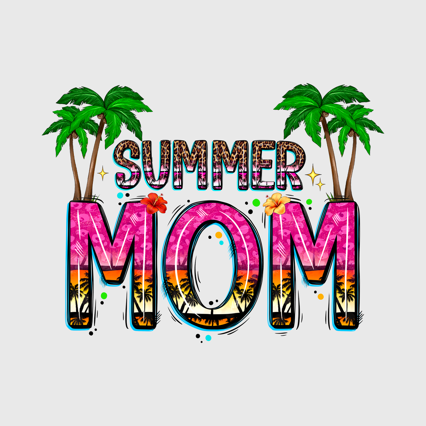Summer MOM Palms Transfer